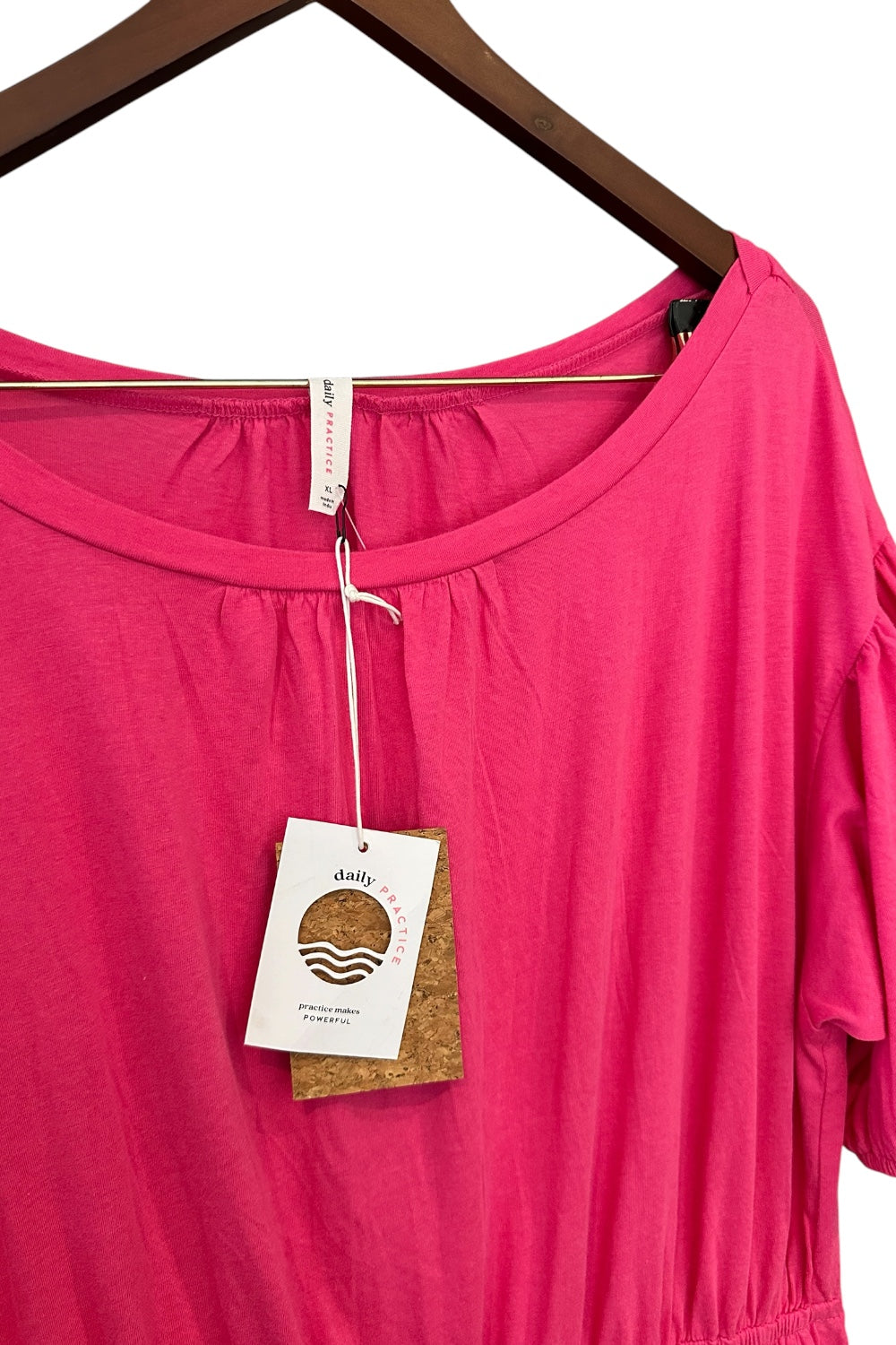 Pink Anthropologie daily practise Summer Beach dress - Size XL
