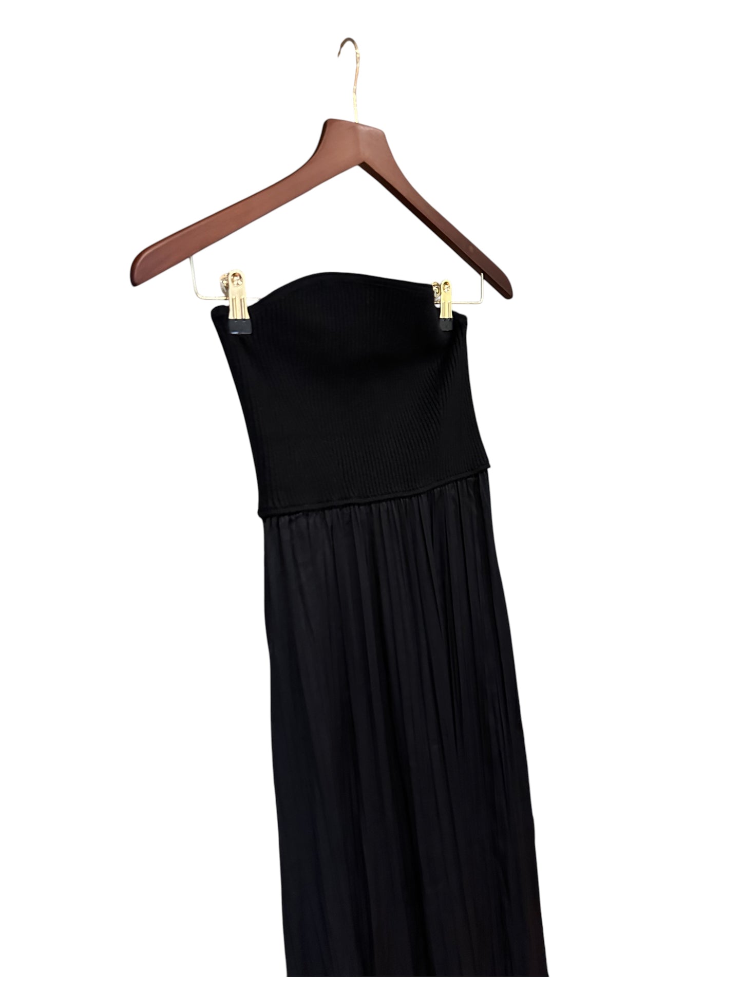 Strapless Jumper Dress - Anthropologie Twofer Dress With Ribbed Bodice & Flowy Skirt Size S