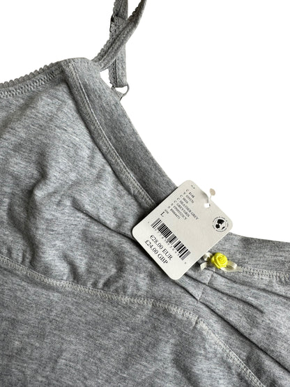 Free People Wear It Out Grey Summer Tank Top - Size L