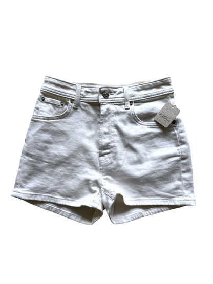 Free People White Denim We The Free Shorts - W26 UK 8