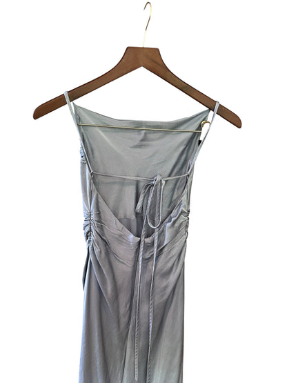 Shona Joy Revolve La Lune Lace Back Maxi Dress in Powder Blue Gown / Bridesmaids dress EU 36 UK 8