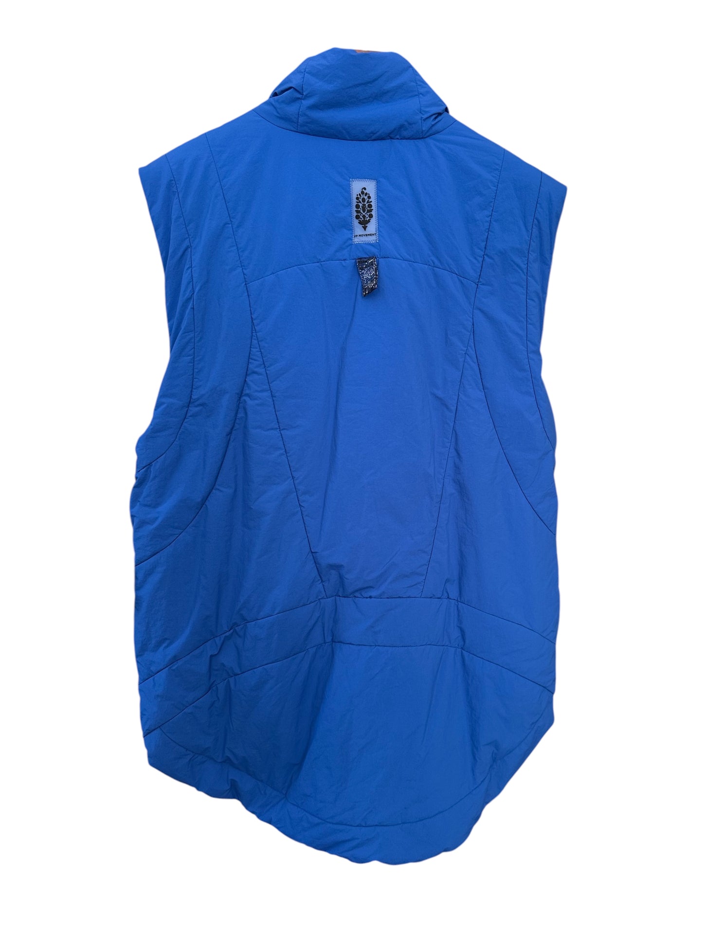 Free People Movement Slalom Reversible Primaloft Stellar Blue Gillet Fleece - Size XL - RRP 168