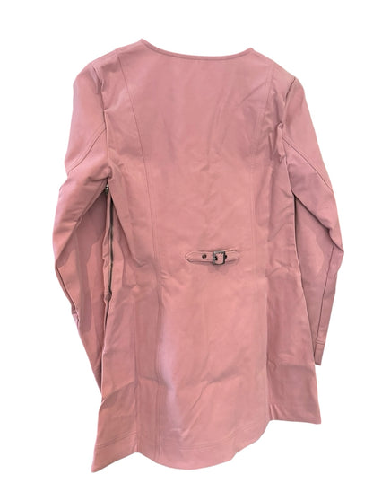 Free People Bradley Suede Mini Dress - Soft Pink - Size S RRP 158