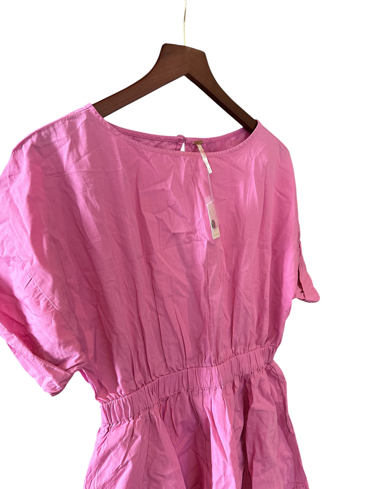 Free People Fulltime Fun Mini Dress in Rose - XS - RRP 78
