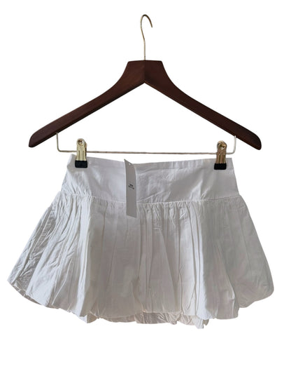 Urban Outfitters Low Waist Puff Mini Skirt in White - Size XXS