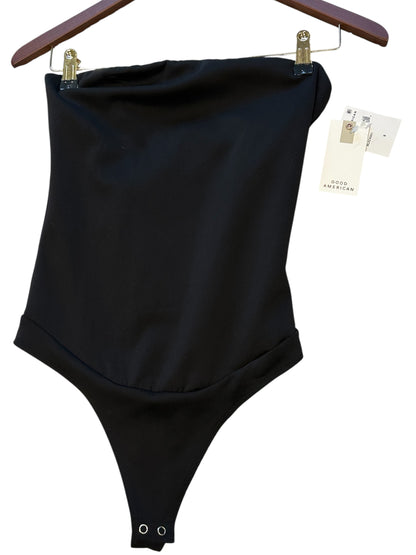 Good American Black Sculpting Corset Strapless Thong Bodysuit - Size S RRP 98