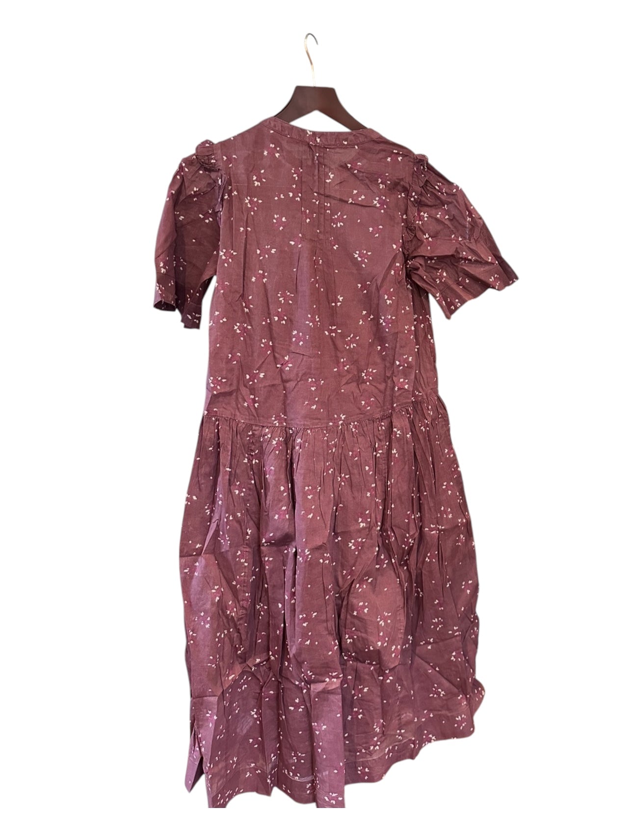 Free People Bella Mae Midi Dress - Brown - Size S - RRP 140
