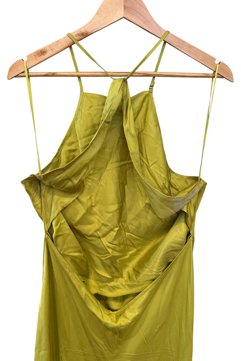 Bec + Bridge Teresa Halter Maxi Dress in Wasabi - Size 14