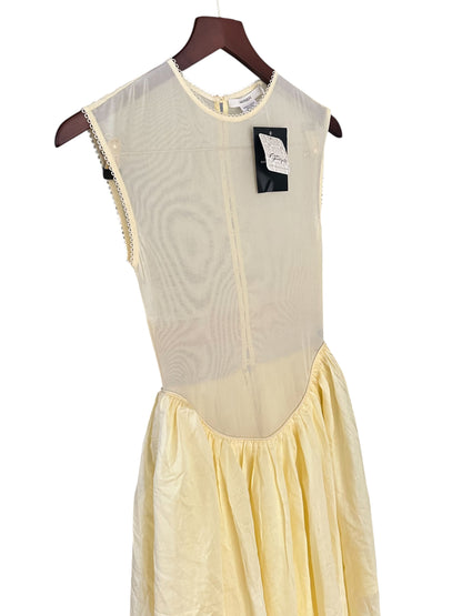 Free People Butter Yellow Hansen & Gretel Anya Gown - Size XS RRP £368