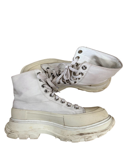 Alexander McQueen Exaggerated Sole Canvas Boots / Trainers Size 41 UK 7.5 RRP 590