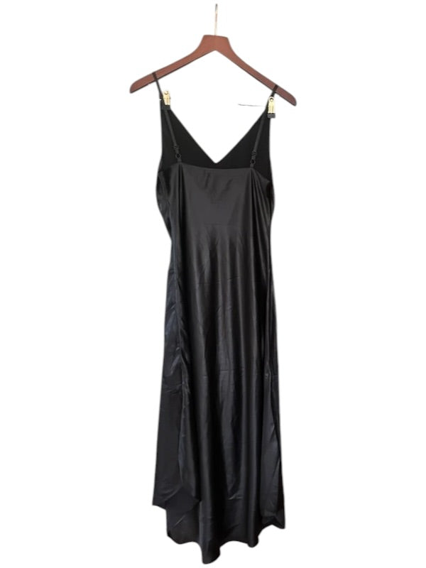 Allsaints Black V Neck Slip Midi / Maxi Megan Dress - Size S