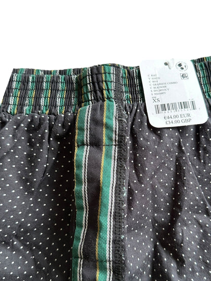 Black & White Polka Dot Free People Boxer Style Shorts - Size XS