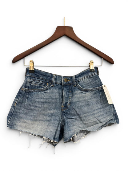 Anthropologie Pilcro Micro Mini Denim Shorts W23 UK4 - Medium Blue Denim