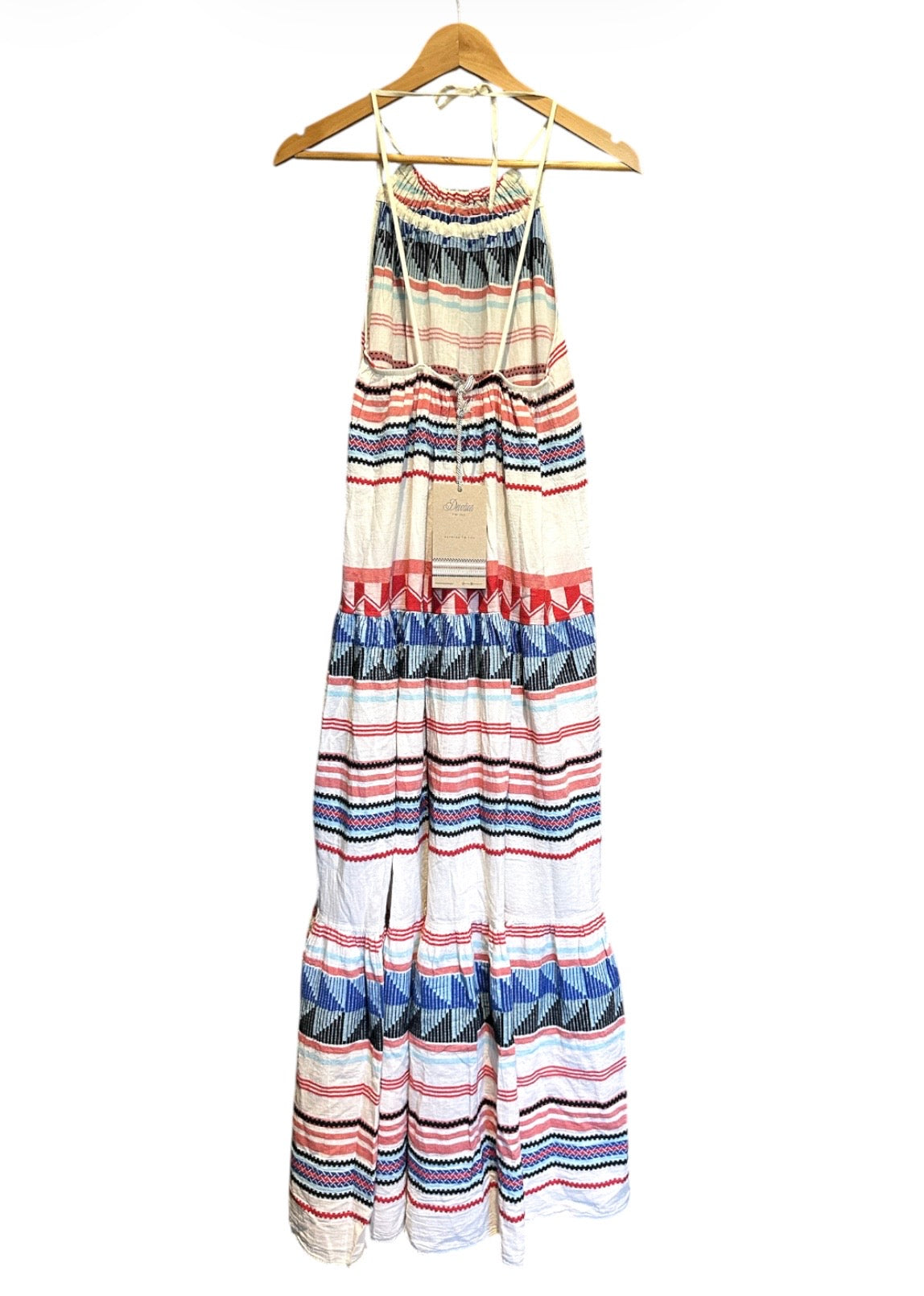 Devotion Twins Oriana dress White Red Blue - Size M