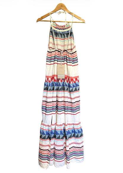 Devotion Twins Oriana dress White Red Blue - Size M