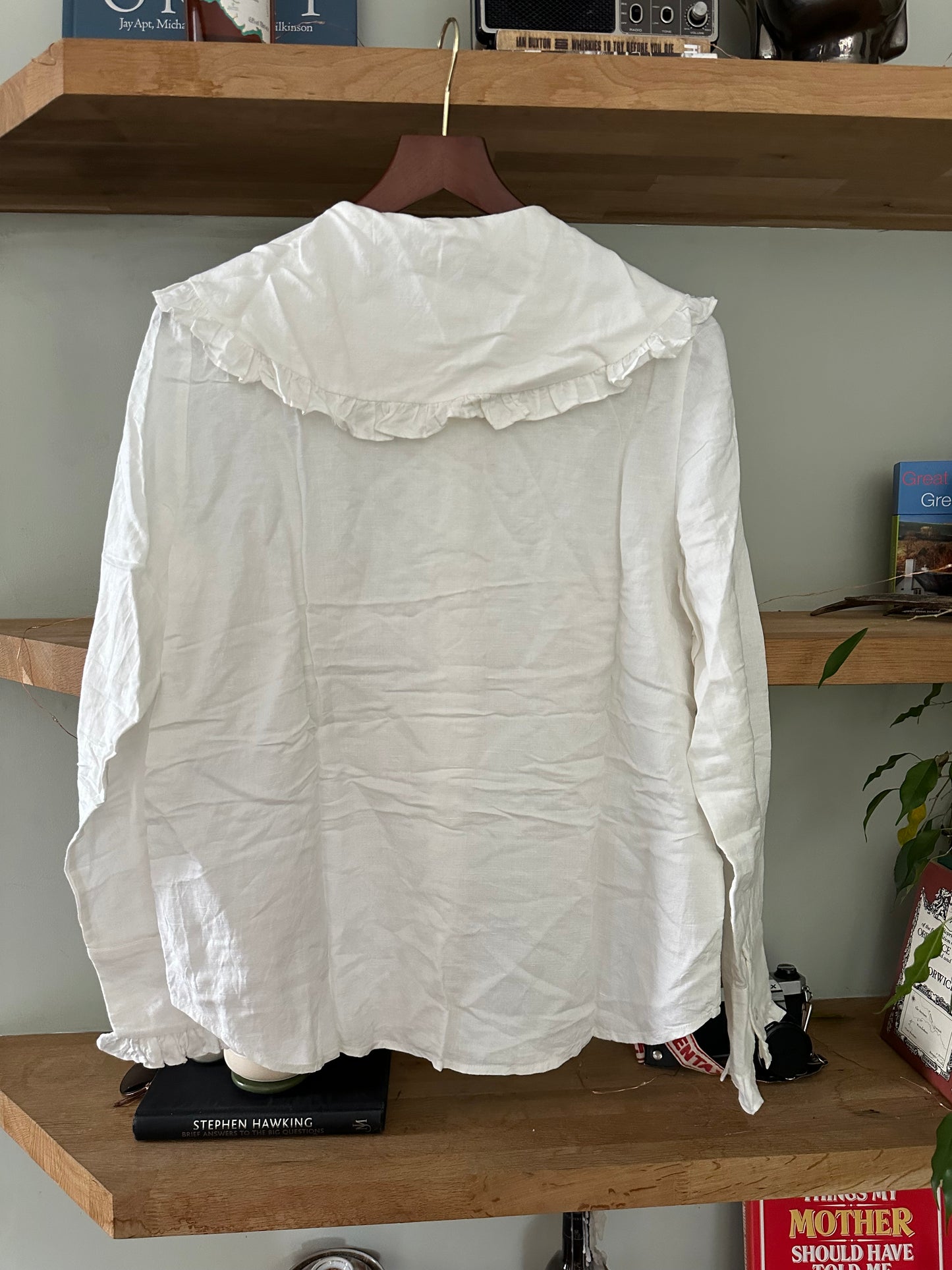 Sézane White Amael Shirt Size 34 UK 6 Current Stock 115