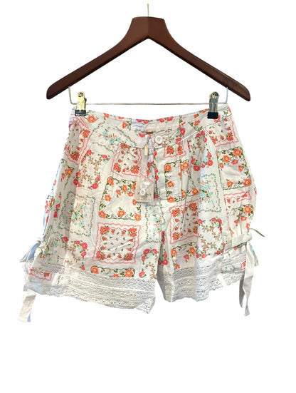 Free People Blooming Lace Shorts Ivory US 2 UK 6 RRP 140
