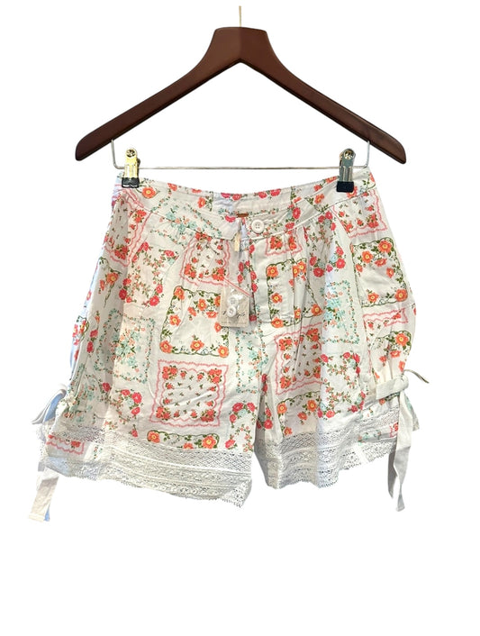 Free People Blooming Lace Shorts Ivory US 2 UK 6 RRP 140