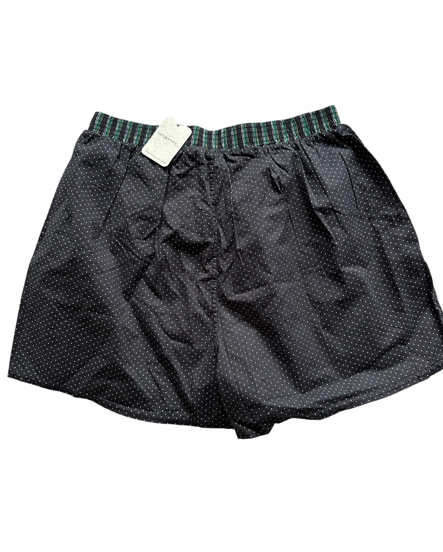Black & White Polka Dot Free People Boxer Style Shorts - Size XS