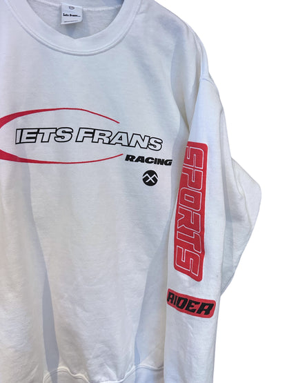 White iets frans Racing Motocross Oversized Sweatshirt - S / M