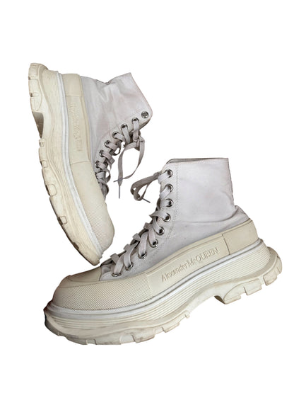 Alexander McQueen Exaggerated Sole Canvas Boots / Trainers Size 41 UK 7.5 RRP 590