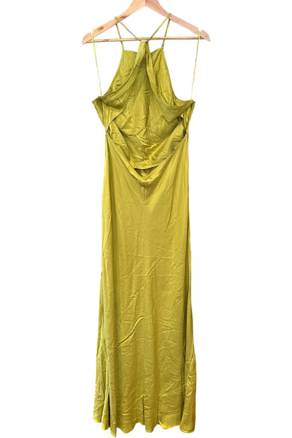 Bec + Bridge Teresa Halter Maxi Dress in Wasabi - Size 14