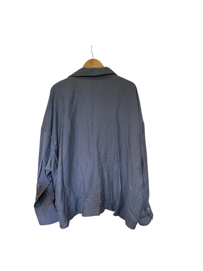 Anthropologie The Dylon Long-Sleeve Wide-Placket Top Blouse - Size XL