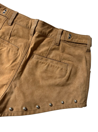 Free People We The Free The Cool Kid Suede Micro Shorts - Size 8 UK 12