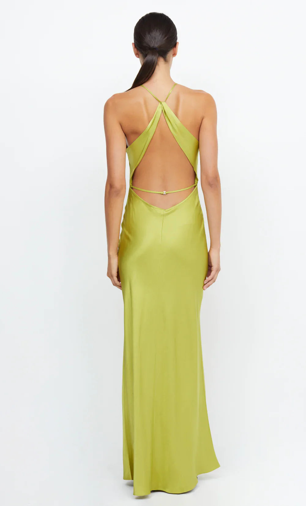 Bec + Bridge Teresa Halter Maxi Dress in Wasabi - Size 14