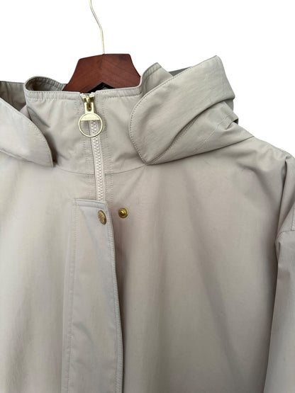 Barbour Marnie Waterproof Jacket - Light Sand/Blanc/Light Sand - Size 14