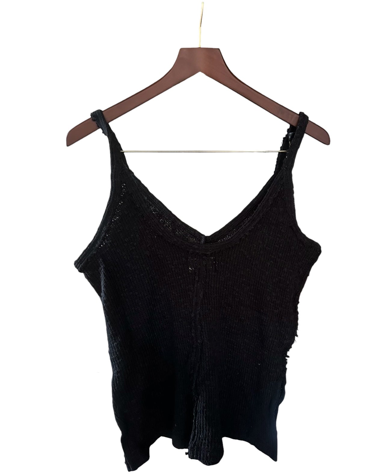 Free People Don’t Go Tank Top - Size XS - Black - RRP 58