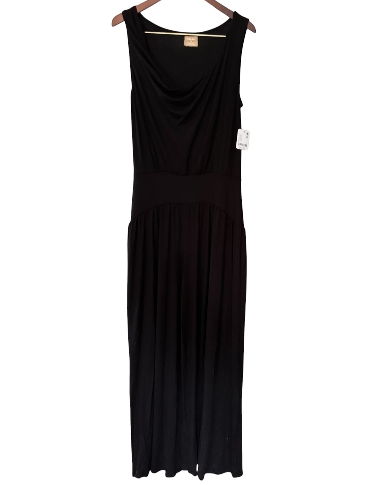 Free People Black Royale One-Piece - Size S - M RRP 78
