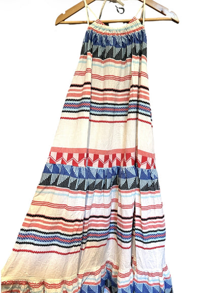 Devotion Twins Oriana dress White Red Blue - Size M