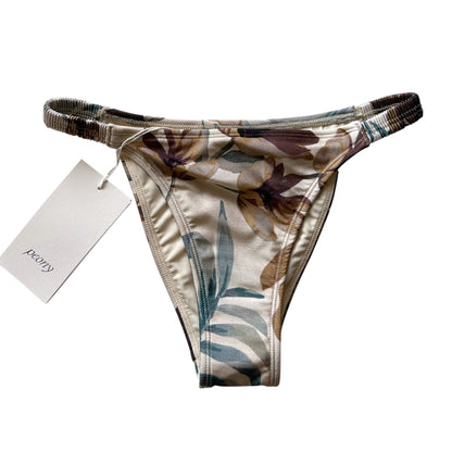 Anthropologie Neutral Peony Botanica Bikini Bottoms - Size XS