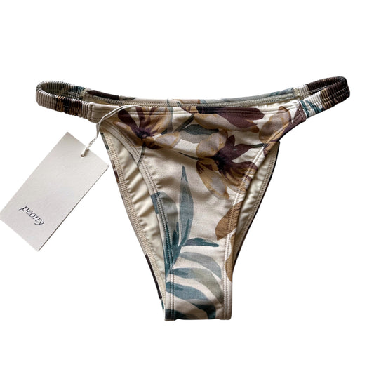 Anthropologie Neutral Peony Botanica Bikini Bottoms - Size XS
