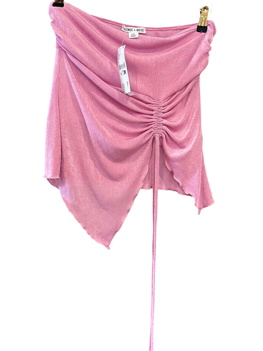 Urban Outfitters Pink Shimmery Bandeau Top -  Size S