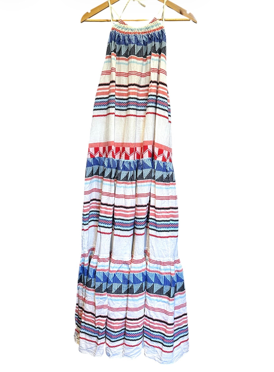 Devotion Twins Oriana dress White Red Blue - Size M