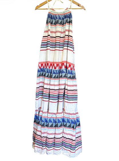 Devotion Twins Oriana dress White Red Blue - Size M