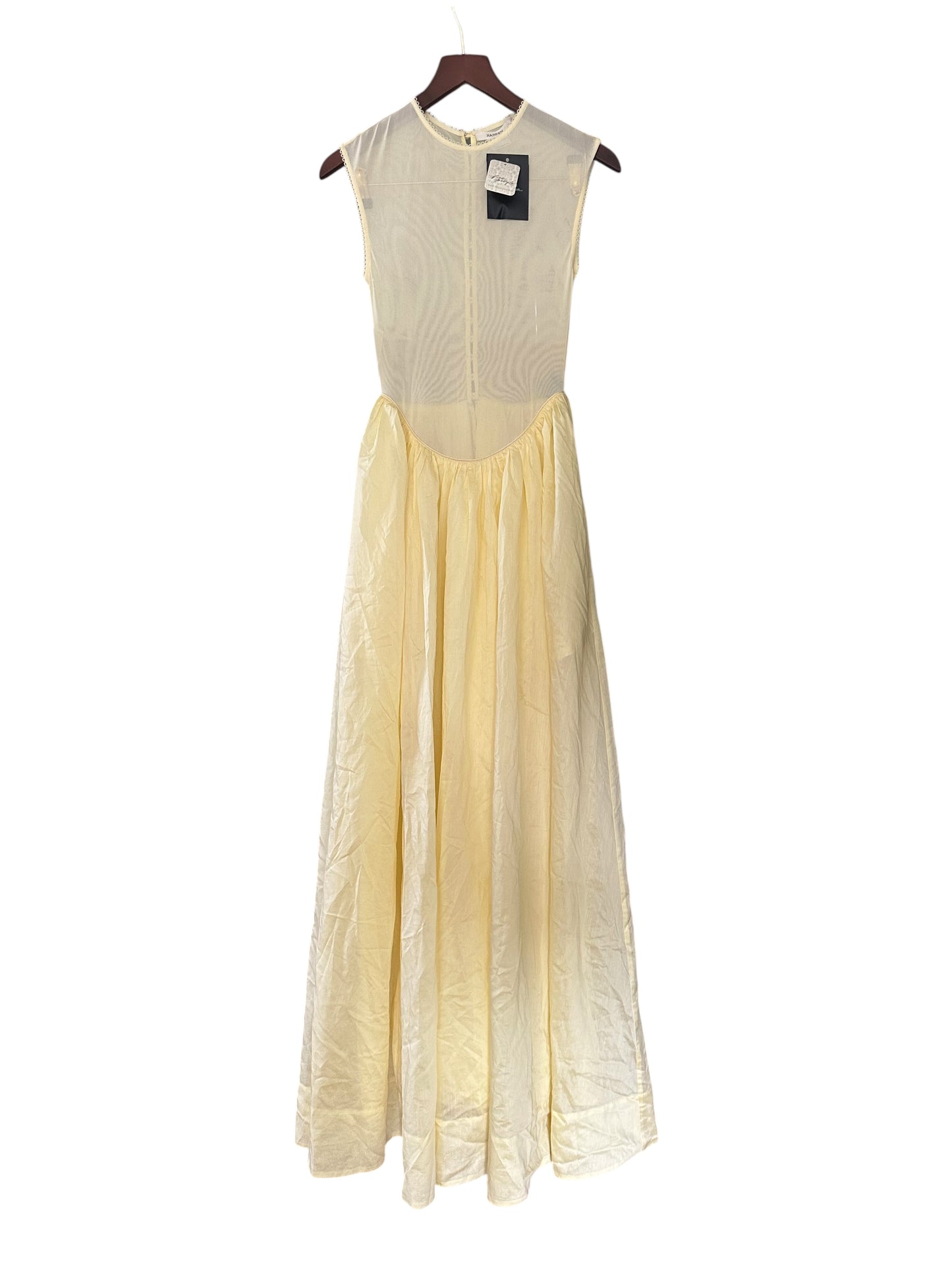 Free People Butter Yellow Hansen & Gretel Anya Gown - Size XS RRP £368