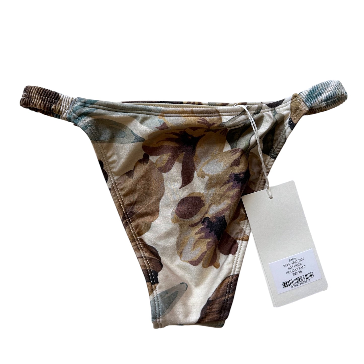 Anthropologie Neutral Peony Botanica Bikini Bottoms - Size XS
