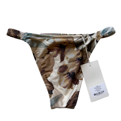 Anthropologie Neutral Peony Botanica Bikini Bottoms - Size XS
