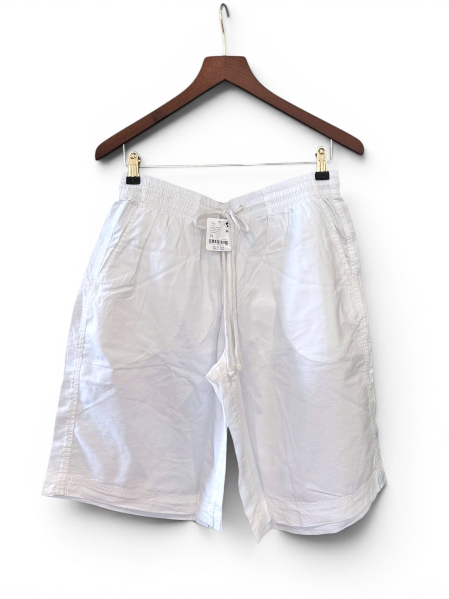 Free People White Saylor Poplin Pull-On Jorts Shorts - Size XS