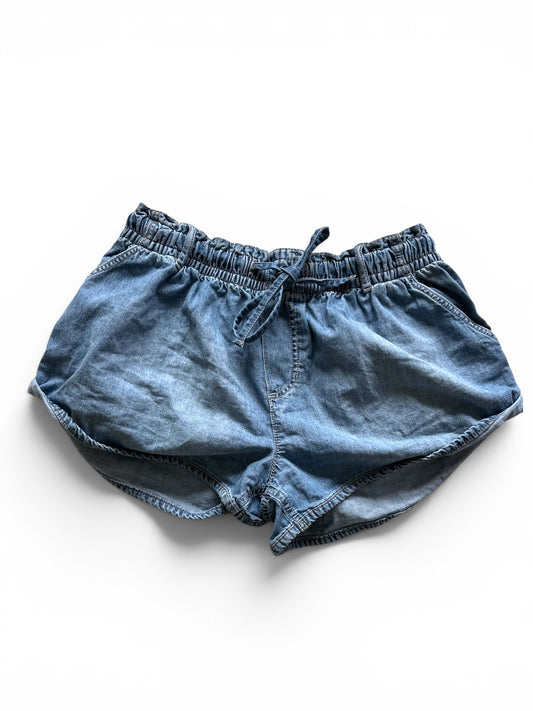 Free People Low Rise Blue Maisie Meadow Shorts - Size S
