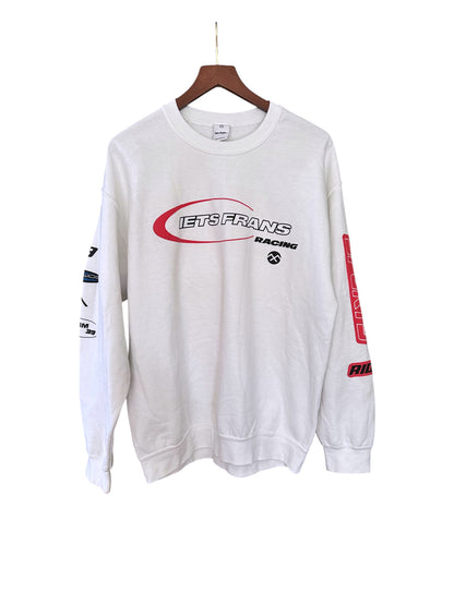 White iets frans Racing Motocross Oversized Sweatshirt - S / M