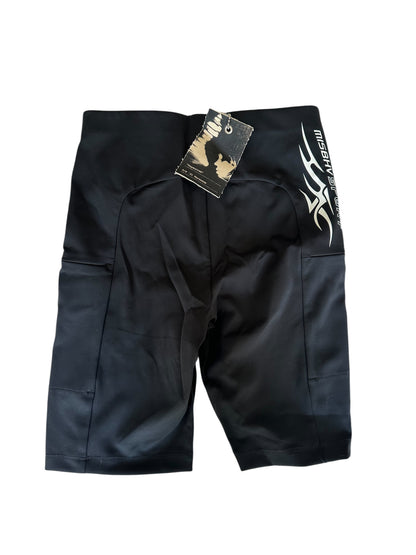 Misbhv Techno Sport Lycra 8” Biker Shorts - Black - Size S RRP 315