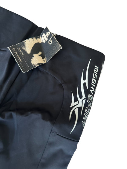 Misbhv Techno Sport Lycra 8” Biker Shorts - Black - Size S RRP 315
