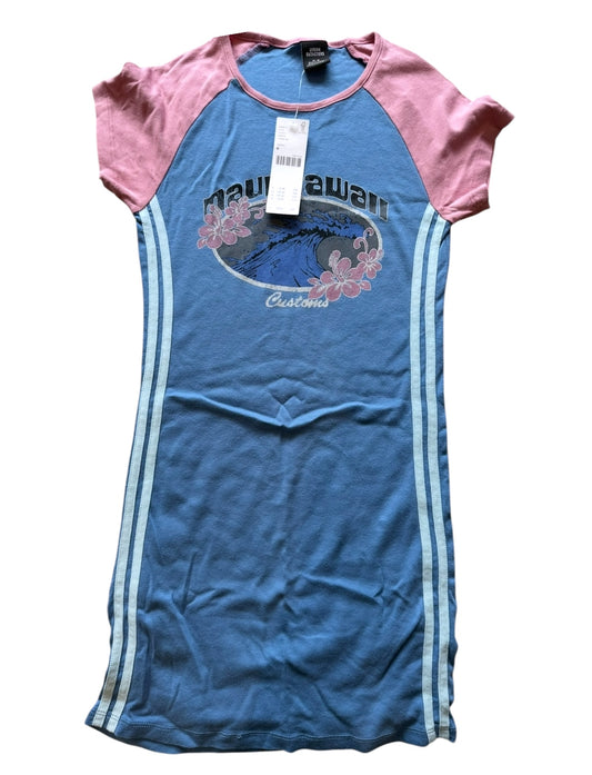Urban Outfitters Cute Maui Hawaii Bodycon Cap Sleeve Beach Dress Size M