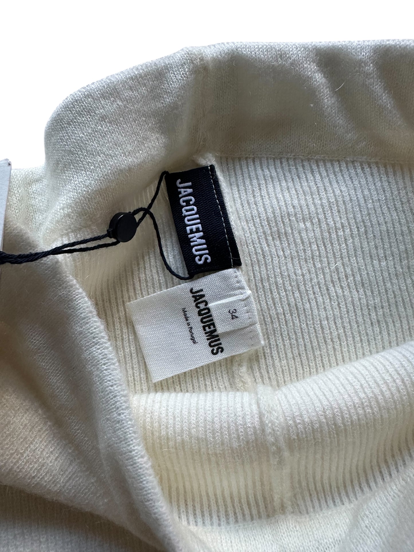 Jacquemus Ssense Exclusive Mohair Le Short Arancia - Beige / Cream - Size 34 - RRP 280
