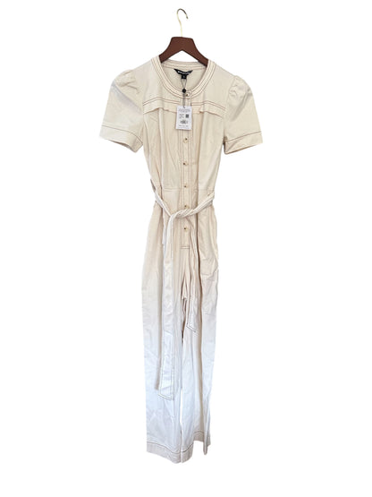 Whistles Alana Denim Jumpsuit, Ivory - EU 34 UK 6 RRP 149