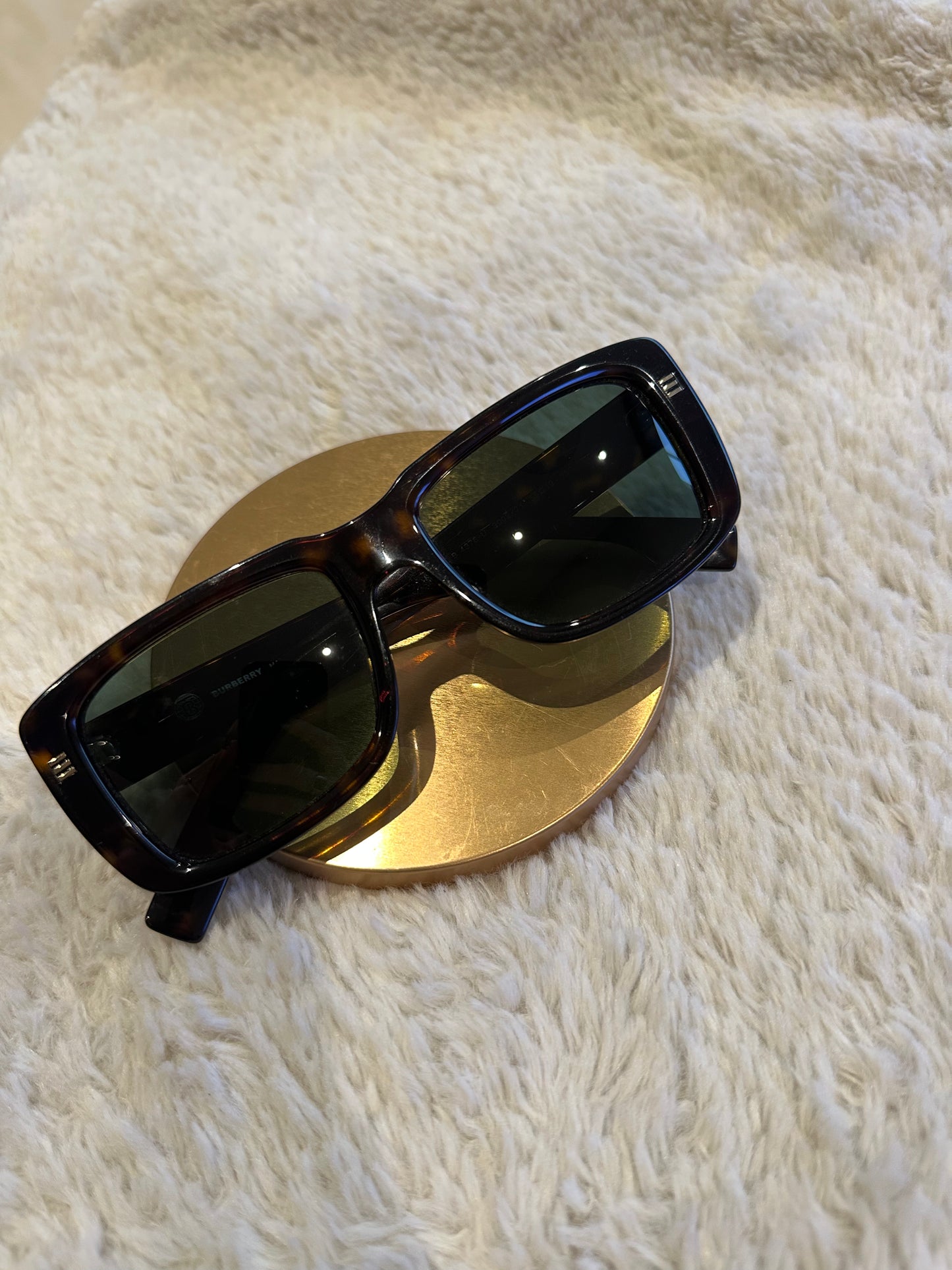 Men’s Burberry BE4376U Rectangle Jarvis 300271 Avana Scura Size 55mm